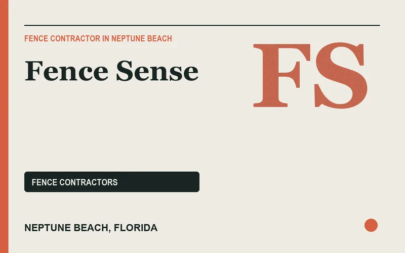 Fence Sense in Neptune Beach, Florida
