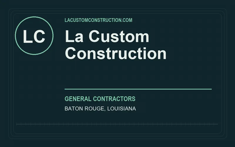 La Custom Construction in Baton Rouge, Louisiana