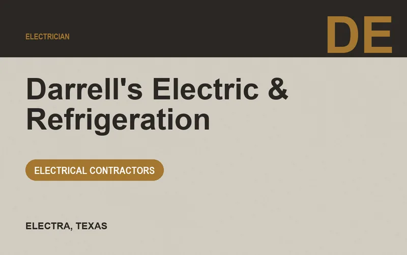 Darrell's Electric & Refrigeration in Electra, Texas