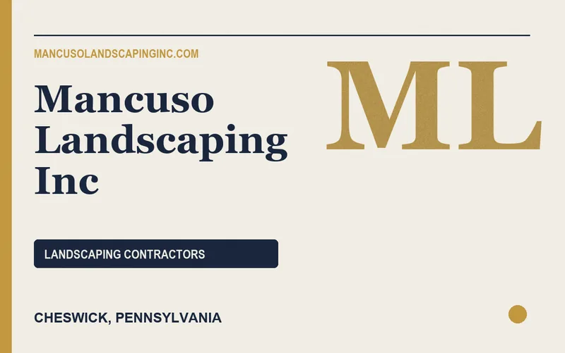 Mancuso Landscaping Inc in Cheswick, Pennsylvania