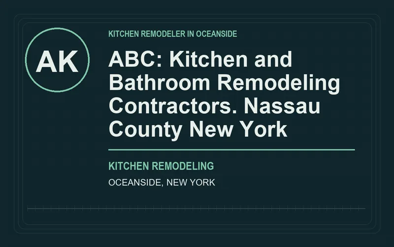 ABC: Kitchen and Bathroom Remodeling Contractors. Nassau County New York in Oceanside, New York