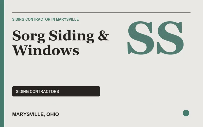 Sorg Siding & Windows in Marysville, Ohio