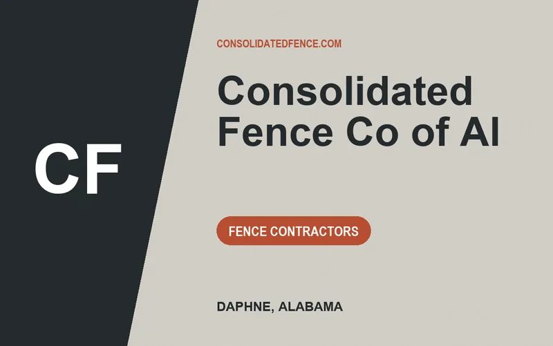 Consolidated Fence Co of Al in Daphne, Alabama