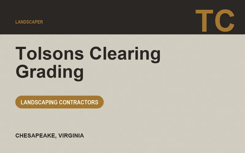 Tolsons Clearing Grading in Chesapeake, Virginia