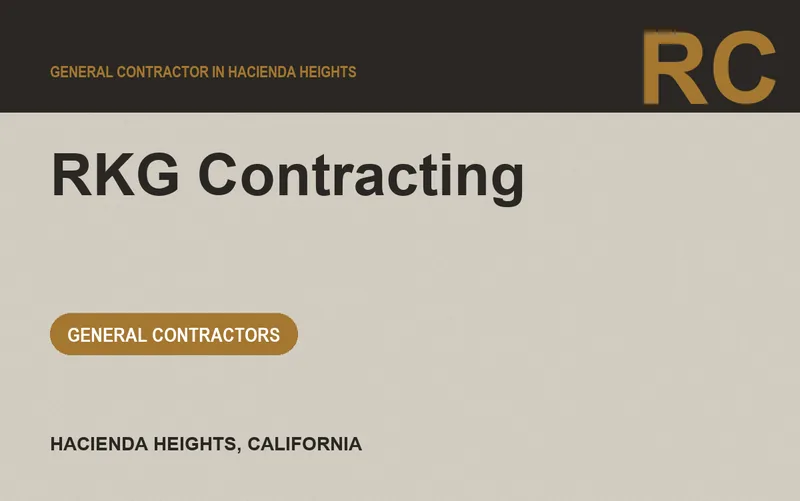 RKG Contracting in Hacienda Heights, California