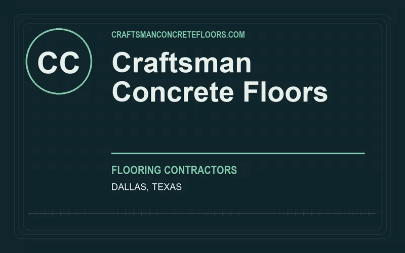 Craftsman Concrete Floors in Dallas, Texas
