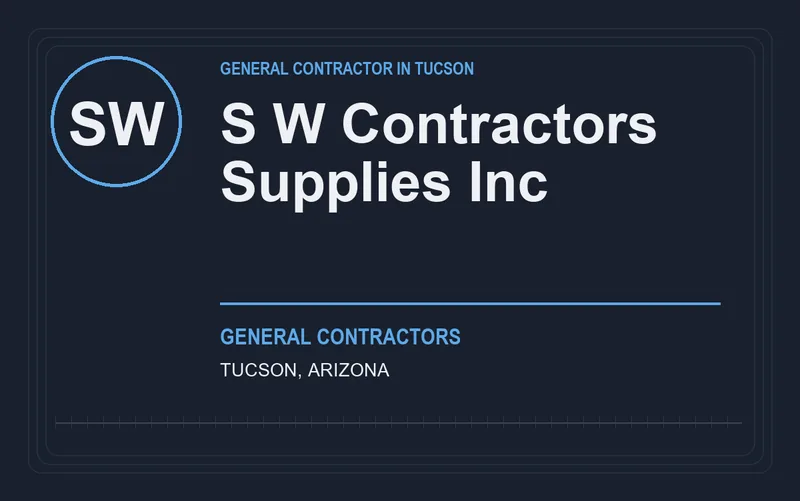 S W Contractors Supplies Inc in Tucson, Arizona