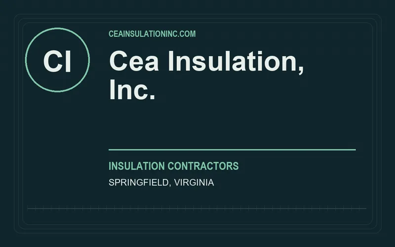CEA INSULATION, INC. in Springfield, Virginia