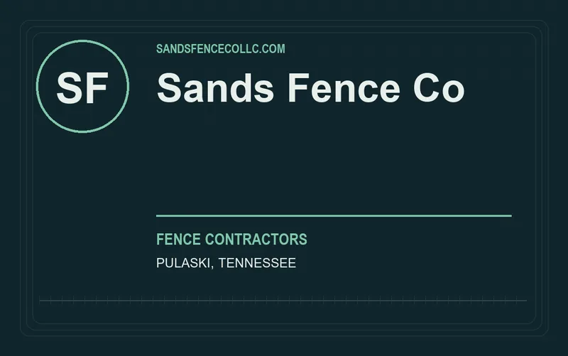 Sands Fence Co in Pulaski, Tennessee