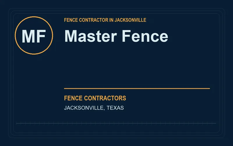 Master Fence in Jacksonville, Texas