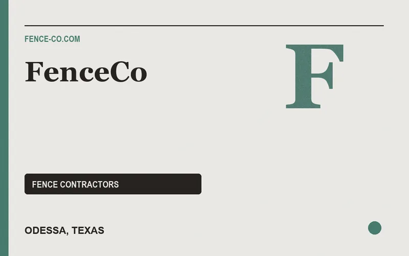 FenceCo in Odessa, Texas