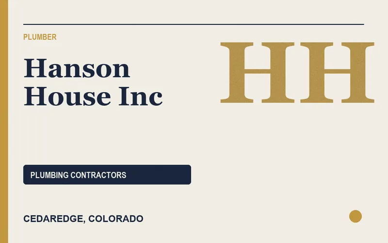 Hanson House Inc in Cedaredge, Colorado
