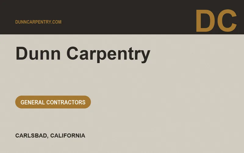Dunn Carpentry in Carlsbad, California