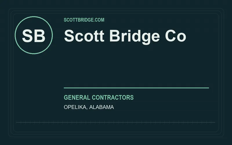 Scott Bridge Co in Opelika, Alabama