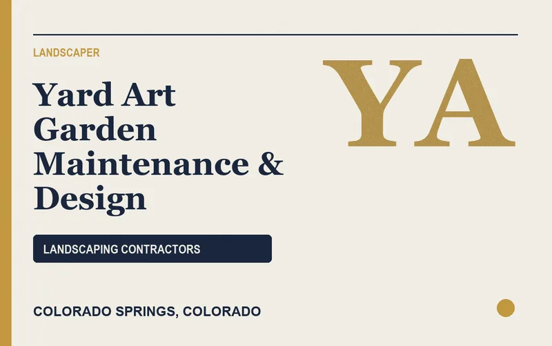 Yard Art Garden Maintenance & Design in Colorado Springs, Colorado