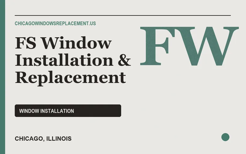 FS Window Installation & Replacement in Chicago, Illinois