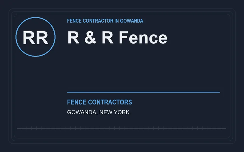 R & R Fence in Gowanda, New York