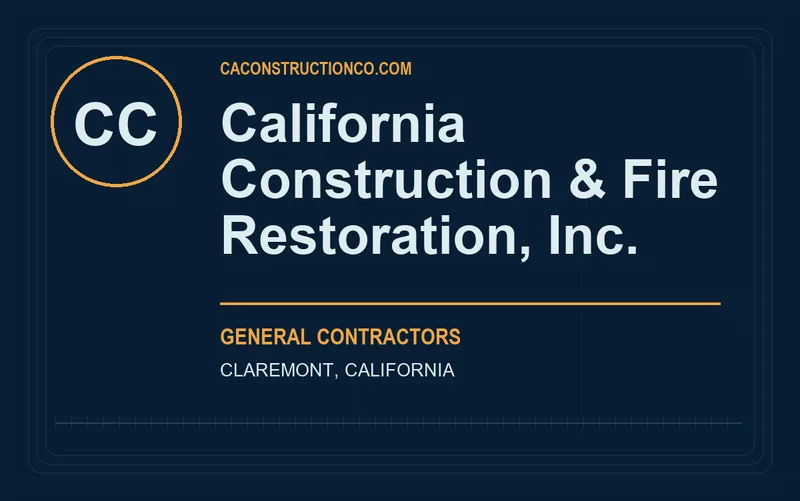 California Construction & Fire Restoration, Inc. in Claremont, California