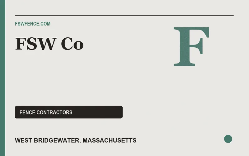 FSW Co in West Bridgewater, Massachusetts
