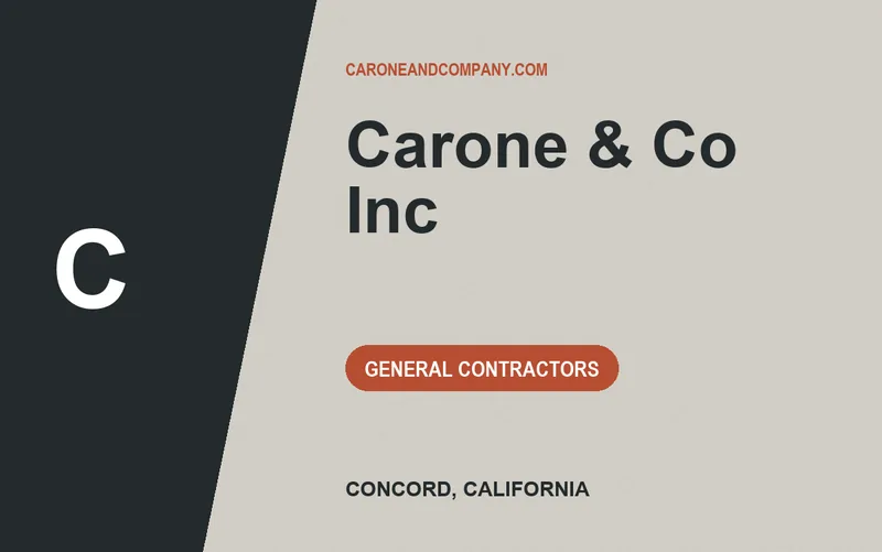 Carone & Co Inc in Concord, California