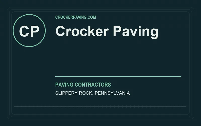 Crocker Paving in Slippery Rock, Pennsylvania