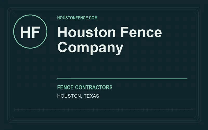 Houston Fence Company in Houston, Texas