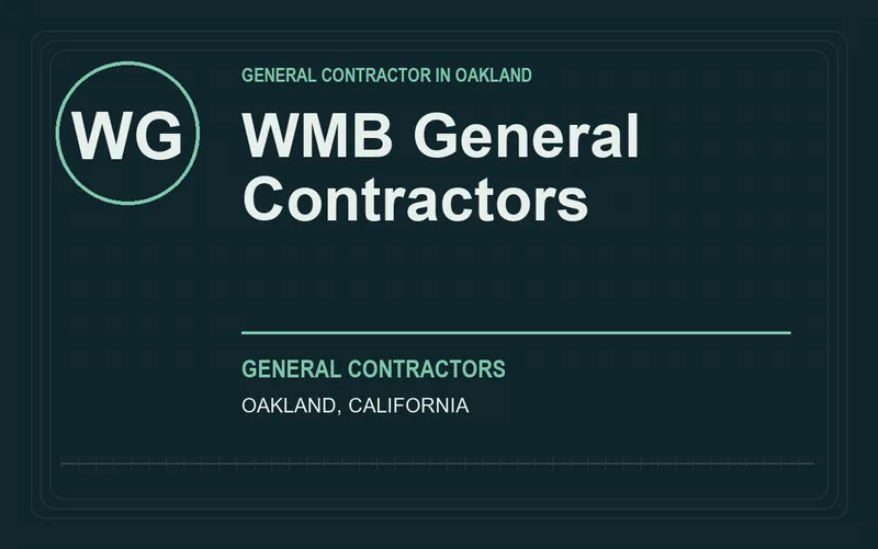 WMB General Contractors in Oakland, California