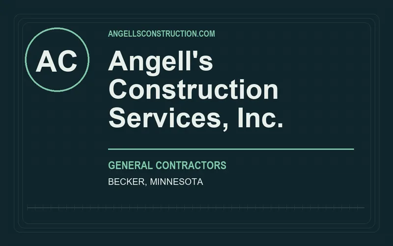 Angell's Construction Services, Inc. in Becker, Minnesota