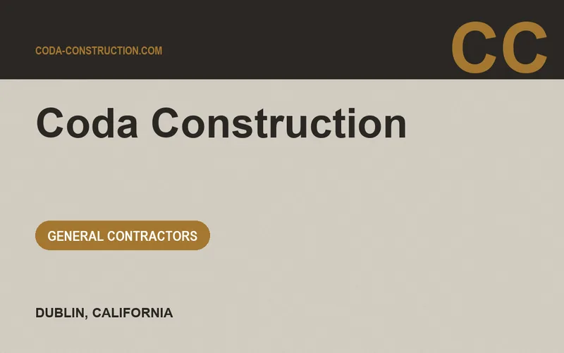 Coda Construction in Dublin, California