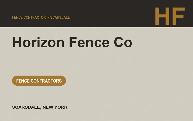 Horizon Fence Co in Scarsdale, New York