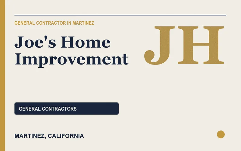 Joe's Home Improvement in Martinez, California