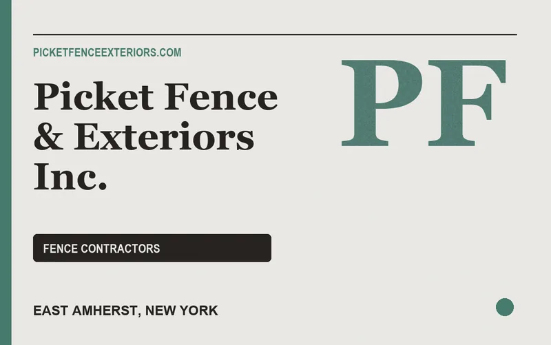 Picket Fence & Exteriors Inc. in East Amherst, New York