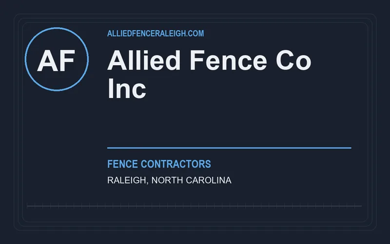 Allied Fence Co Inc in Raleigh, North Carolina