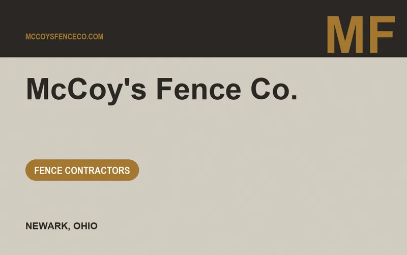 McCoy's Fence Co. in Newark, Ohio