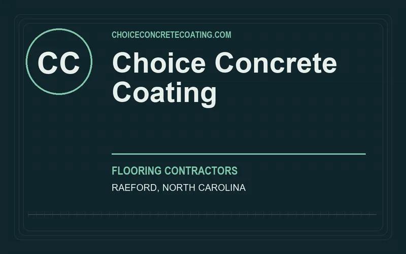 Choice Concrete Coating in Raeford, North Carolina