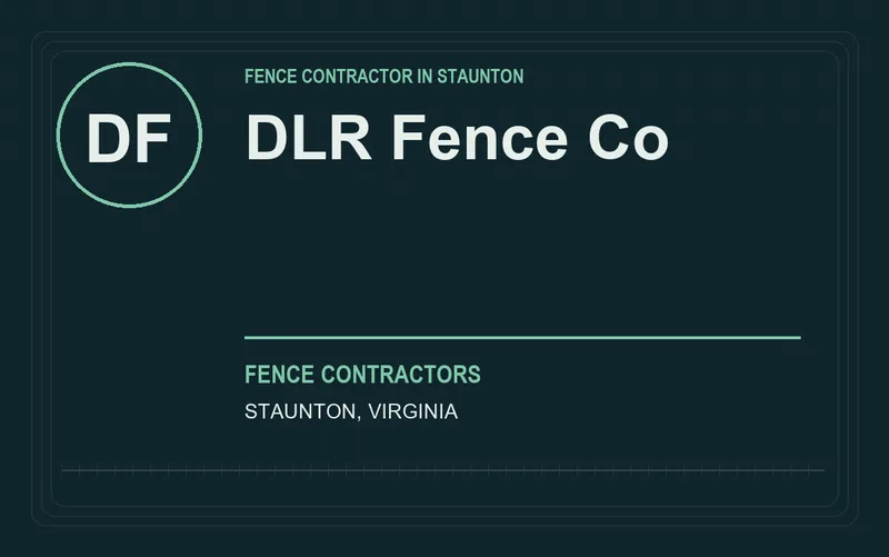 DLR Fence Co in Staunton, Virginia