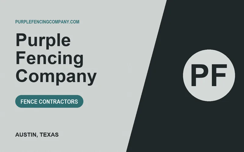 Purple Fencing Company in Austin, Texas