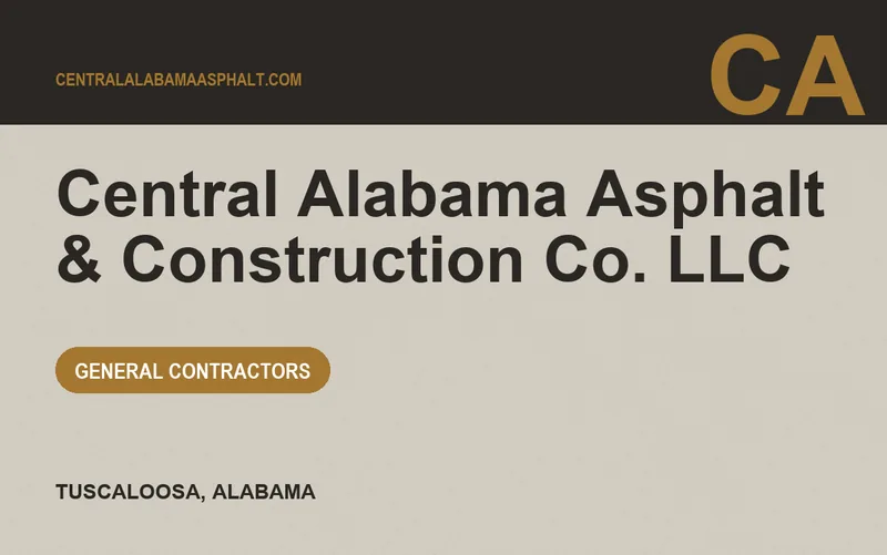 Central Alabama Asphalt & Construction Co. LLC in Tuscaloosa, Alabama