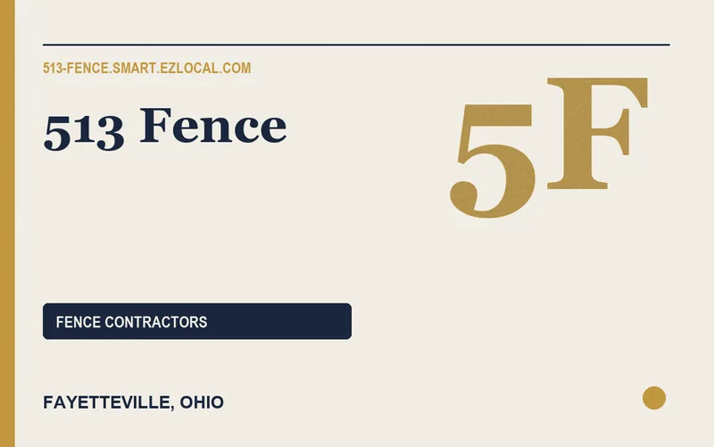 513 Fence in Fayetteville, Ohio