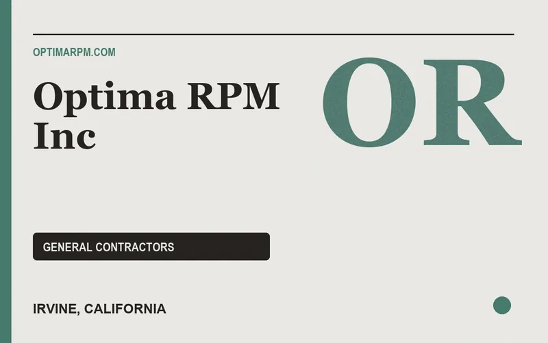 Optima RPM Inc in Irvine, California