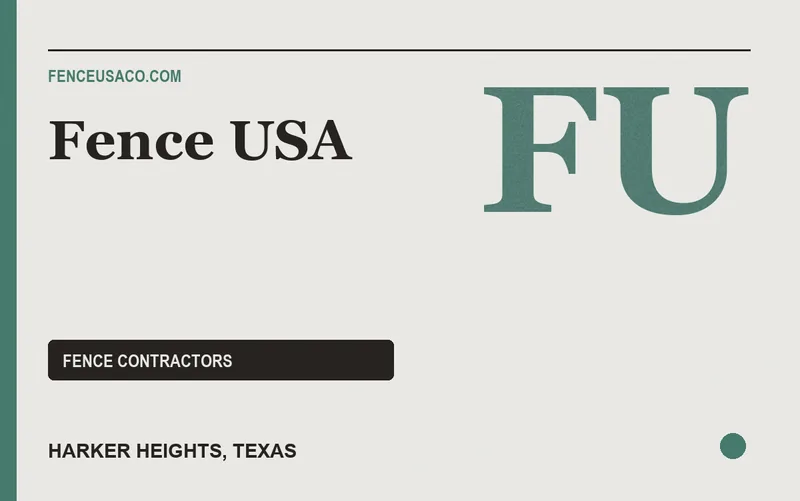 Fence USA in Harker Heights, Texas