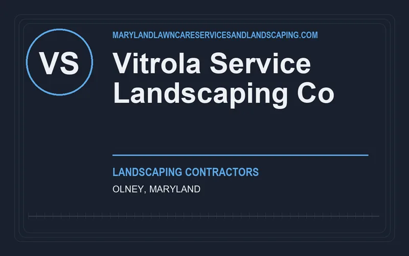 Vitrola Service Landscaping Co in Olney, Maryland