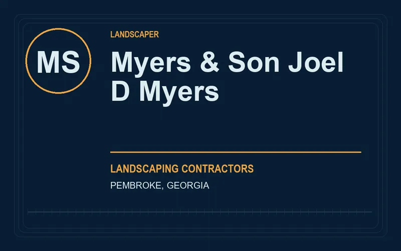 Myers & Son Joel D Myers in Pembroke, Georgia
