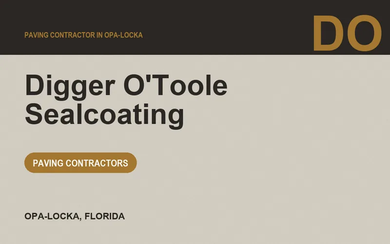 Digger O'Toole Sealcoating in Opa-locka, Florida