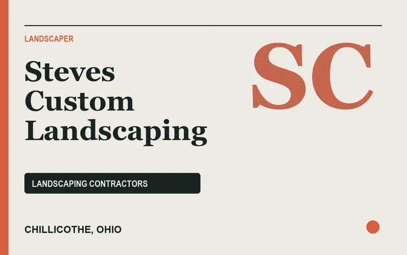 Steves Custom Landscaping in Chillicothe, Ohio