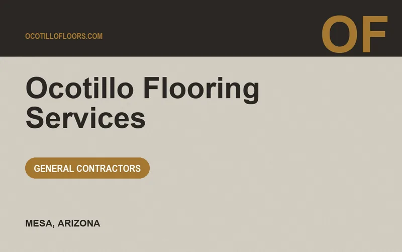 Ocotillo Flooring Services in Mesa, Arizona