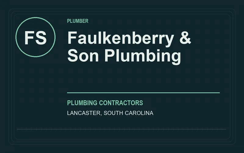 Faulkenberry & Son Plumbing in Lancaster, South Carolina