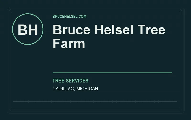 Bruce Helsel Tree Farm in Cadillac, Michigan