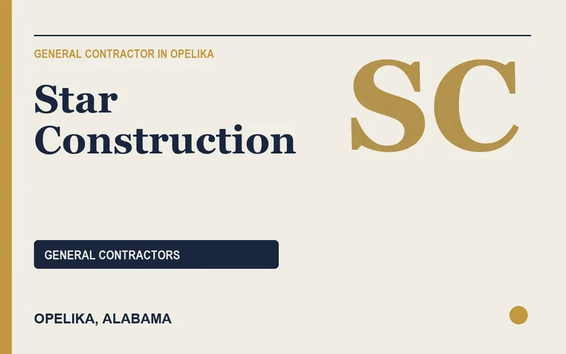 Star Construction in Opelika, Alabama