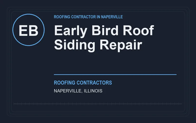 Early Bird Roof Siding Repair in Naperville, Illinois